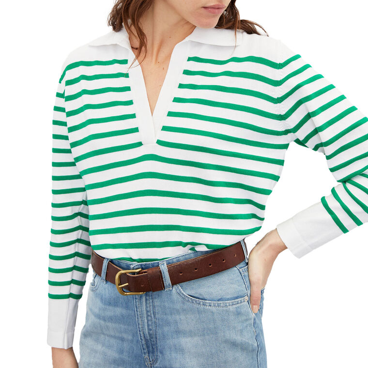 Re-Issue Stripe Polo Shirt image number null