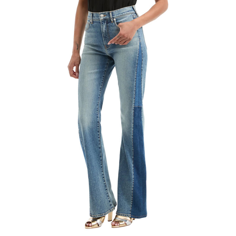 Beverly High Rise Skinny-Flare Jean image number null