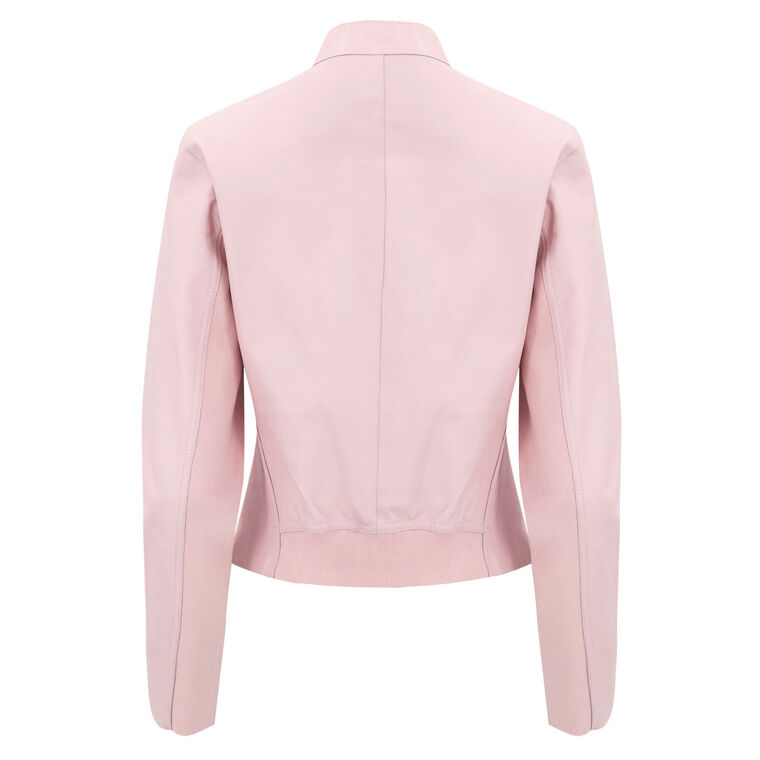 Chapin Reversible Leather Bomber Jacket image number null