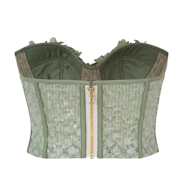Mood Strapless Sequin Bustier image number null