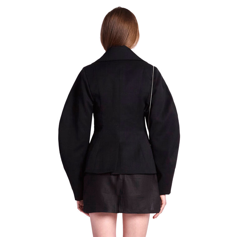 Sculpted Sleeve Fitted Jacket image number null