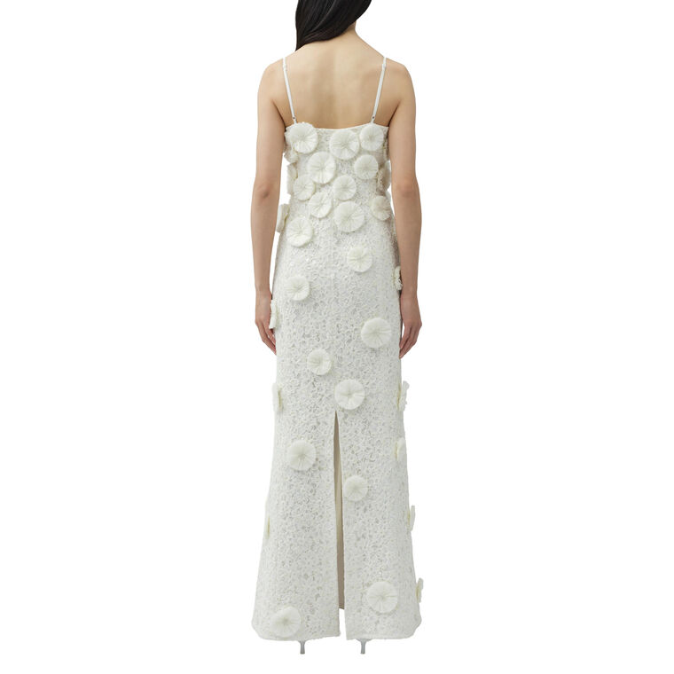 Maven Floral Raffia Gown image number null