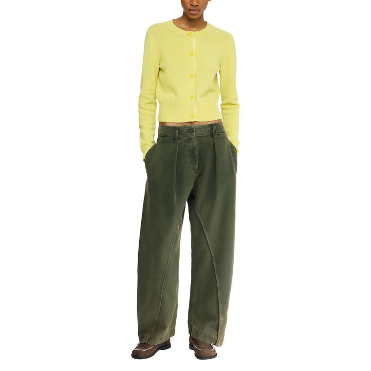 Mid-Rise Twisted Seam Trouser image number null