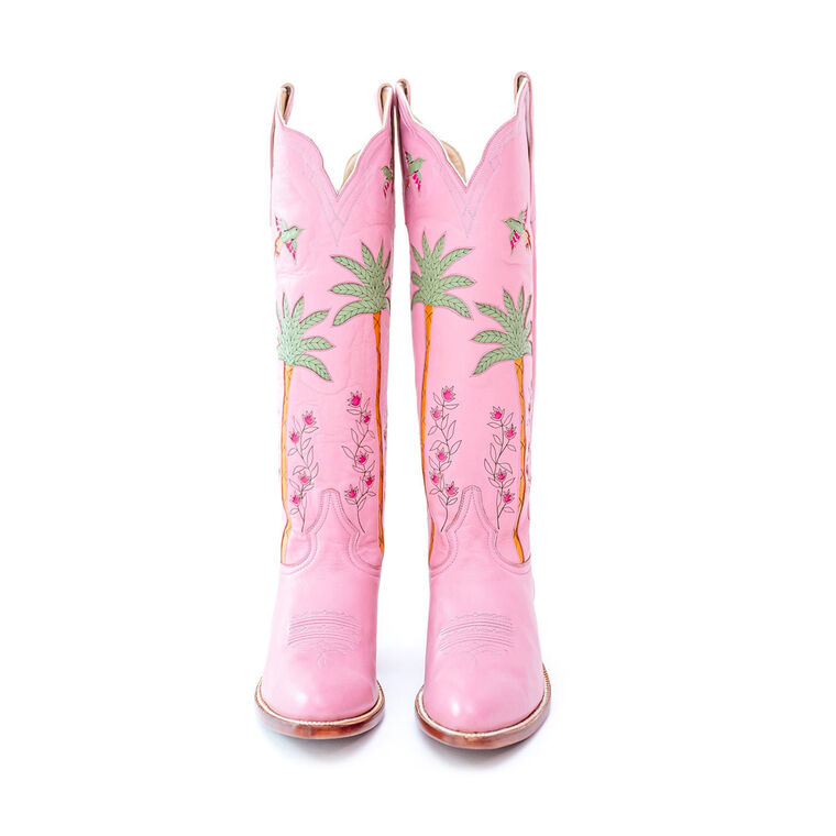 Isla Palm Tree Cowgirl Boot image number null