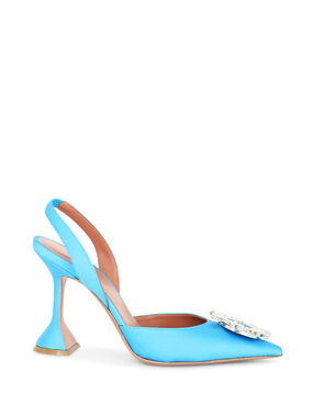 95mm Begum Satin Sling Heels