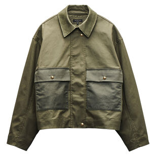 Nonie Reversible Cropped Cotton Jacket