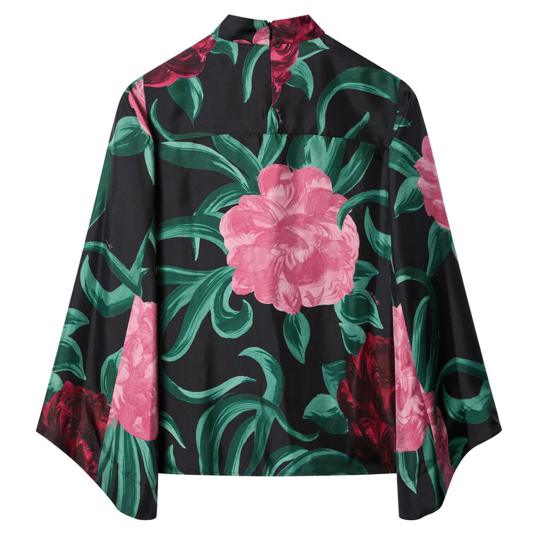 Make An Exit Silk Twill Top image number null