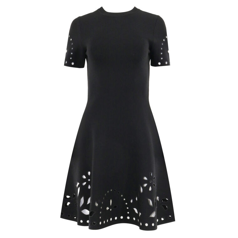 Fania Short Sleeve Knit Mini Dress image number null