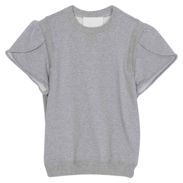 Tulip Sleeve French Terry Top image number null