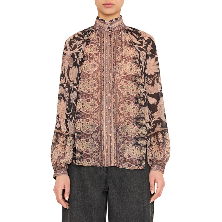 Solace Printed Blouse image number null