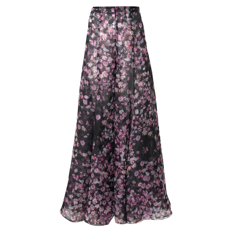 Floral-Print Palazzo Pant image number null