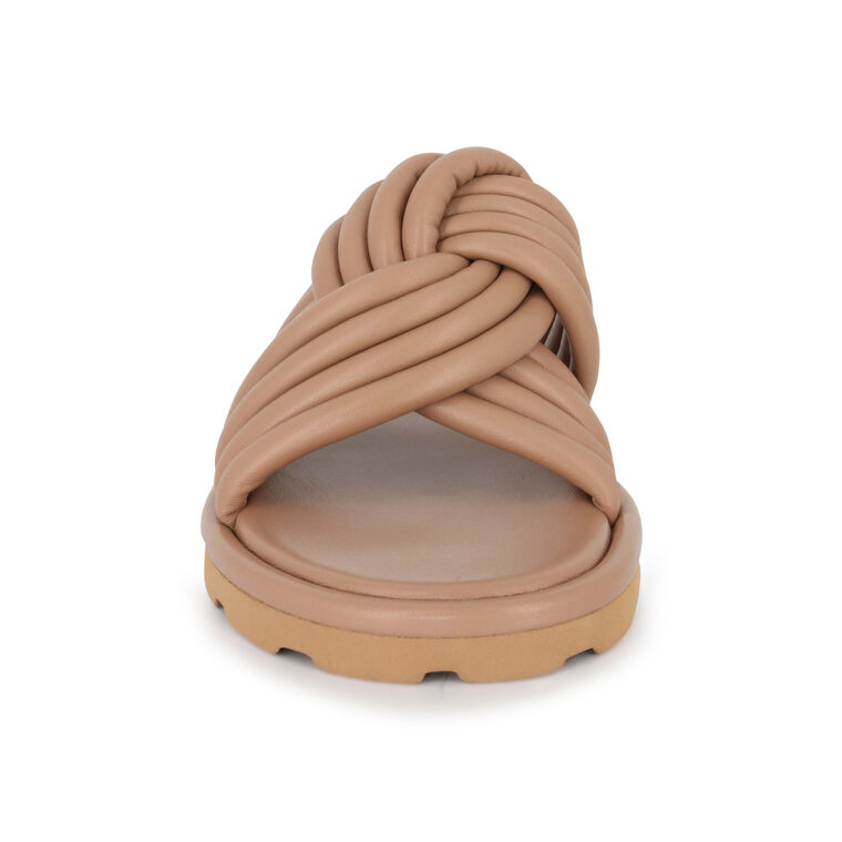 Ottavia Woven Leather Flat Sandal image number null