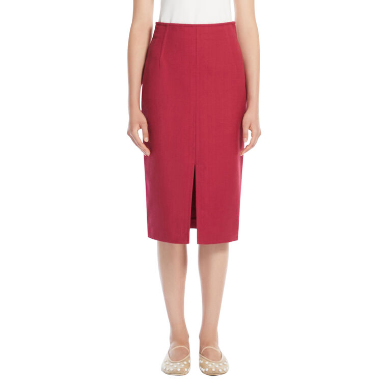 Orbita Cotton Midi Pencil Skirt image number null