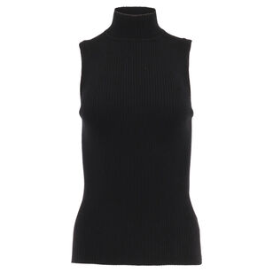 Westhampton Sleeveless Mockneck Pullover