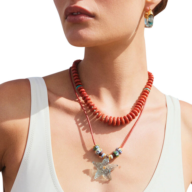 Paros Beaded Necklace image number null
