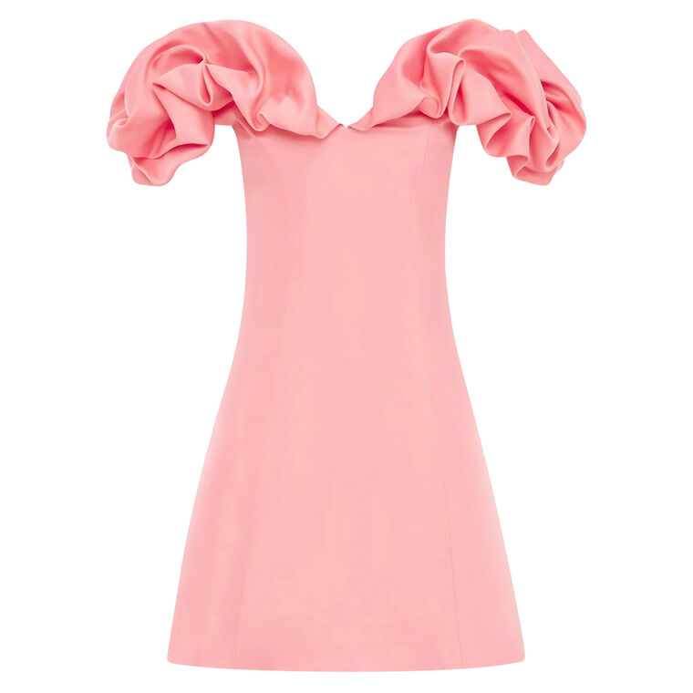 Bella Off Shoulder Frill Mini Dress image number null