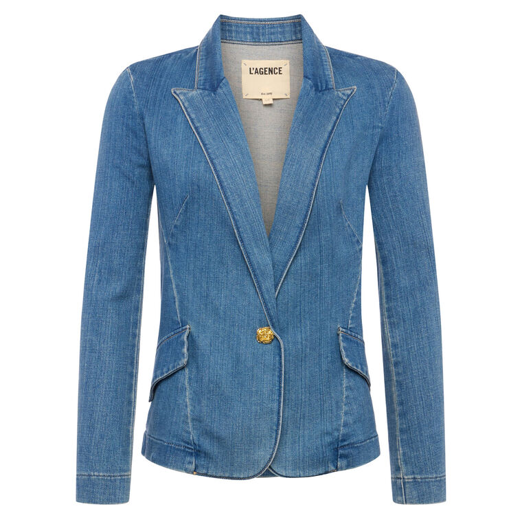 Baldwin Denim Blazer image number null
