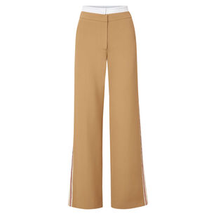 Eugene High-Rise Wide-Leg Side Stripe Trouser