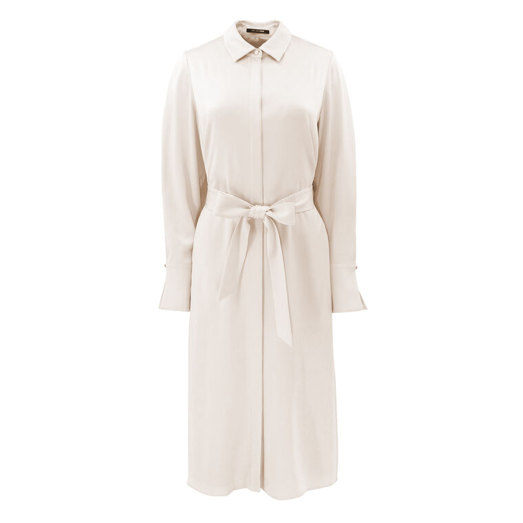 Everett Satin Crepe Cape Back Dress image number null