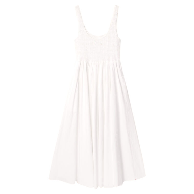 Florence Sleeveless Poplin Midi Dress image number null