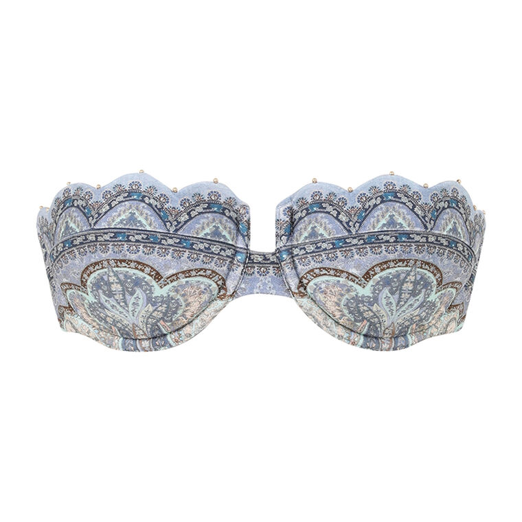 Wanderlust Scallop Balconette Swim Top image number null