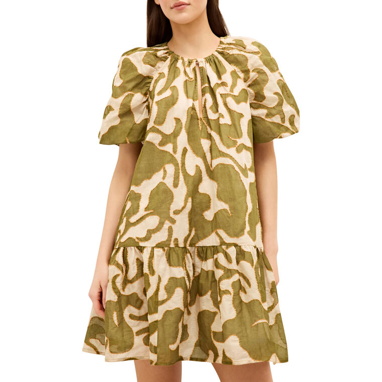 Greta Short Sleeve Mini Dress image number null