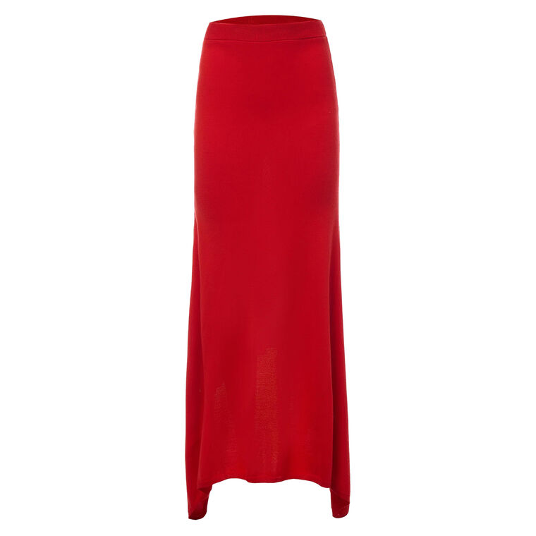 Ribbed Knit Skirt image number null