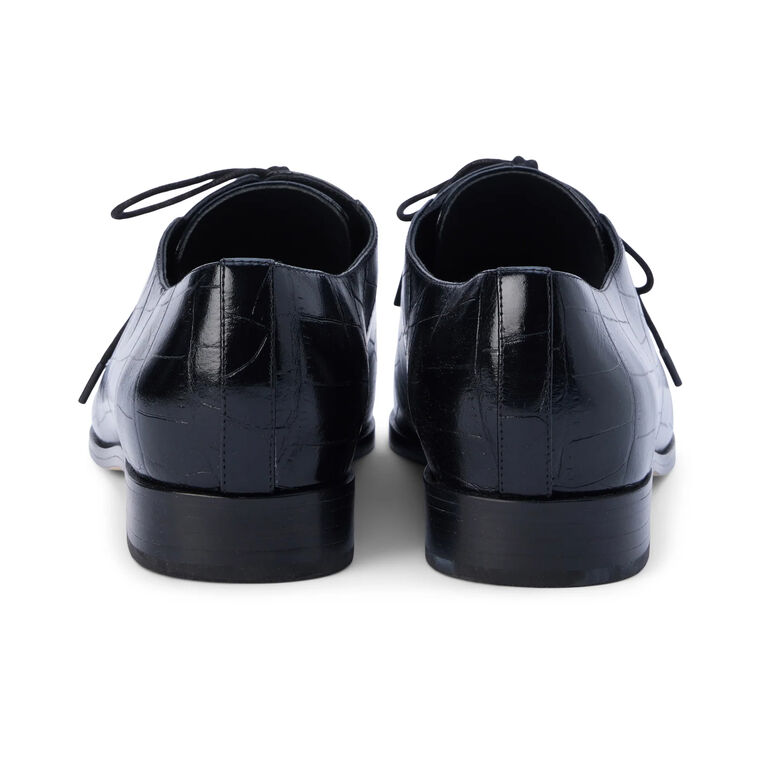 Elisa Pointed Toe Croc-Embossed Oxford image number null