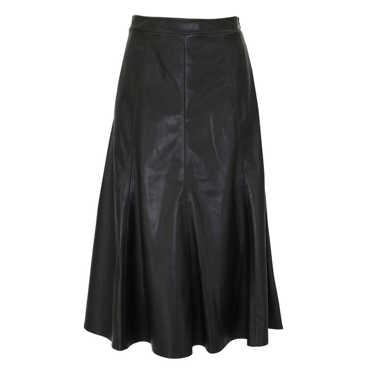 Vera Faux Leather Skirt image number null