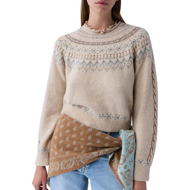 Cloud Chalet Long Sleeve Crewneck Sweater image number null