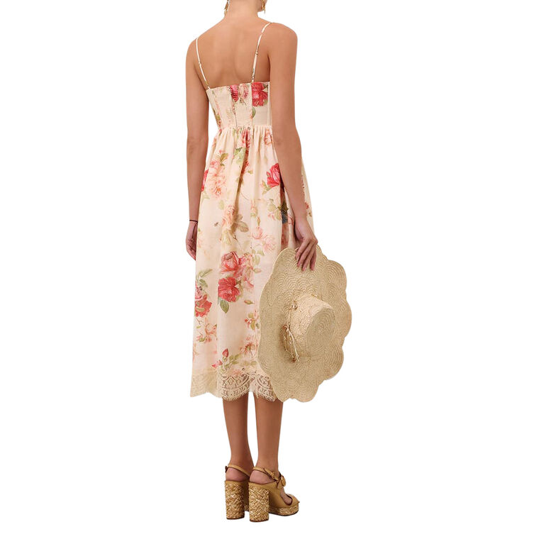 Roselight Picnic Midi Dress image number null
