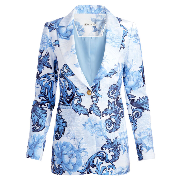 Breann Long Fitted Blazer image number null