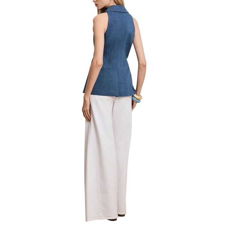 Costa Denim Vest image number null