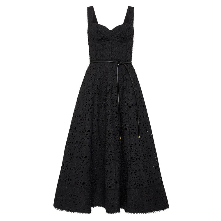 Kitsu Strap Sleeveless Midi Dress image number null