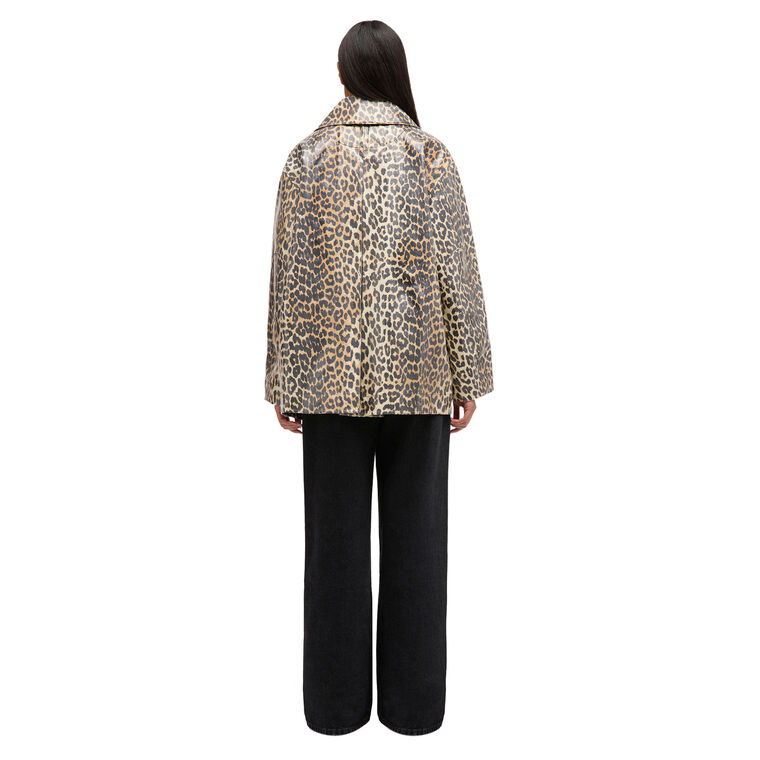 Laminated Cotton Canvas Jacket image number null