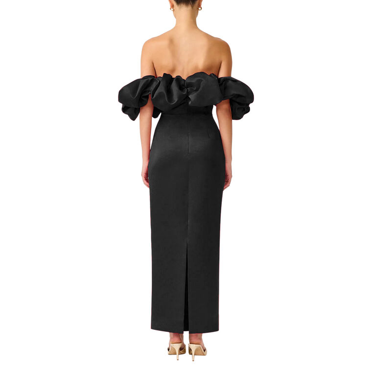 Lucetta Off-The-Shoulder Bubble Neckline Gown image number null