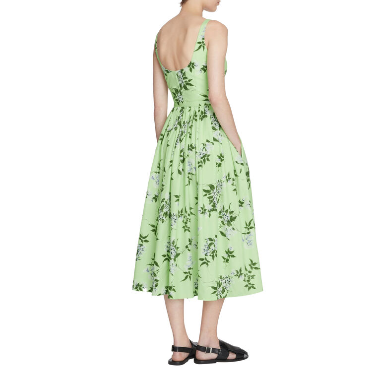 Eglantine Sleeveless Cotton Midi Dress image number null