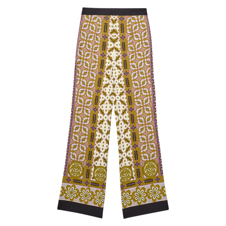 Cropped Stretch Pants image number null