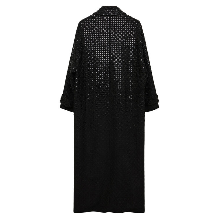 Sparkling Emotions Floral Sequin Coat image number null