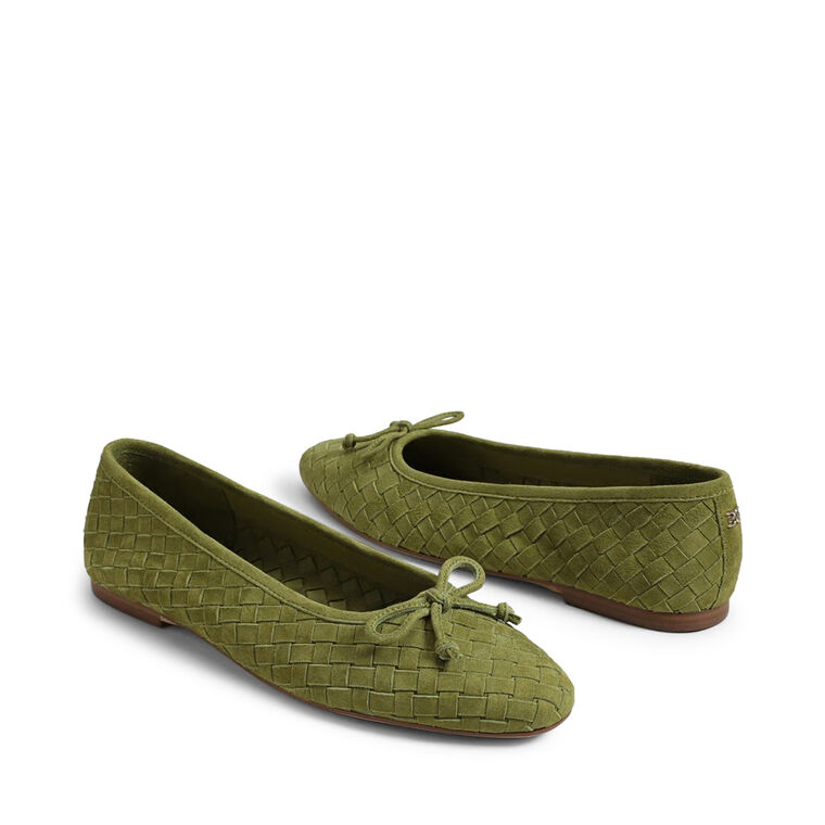 Ruthie Woven Ballet Flat image number null