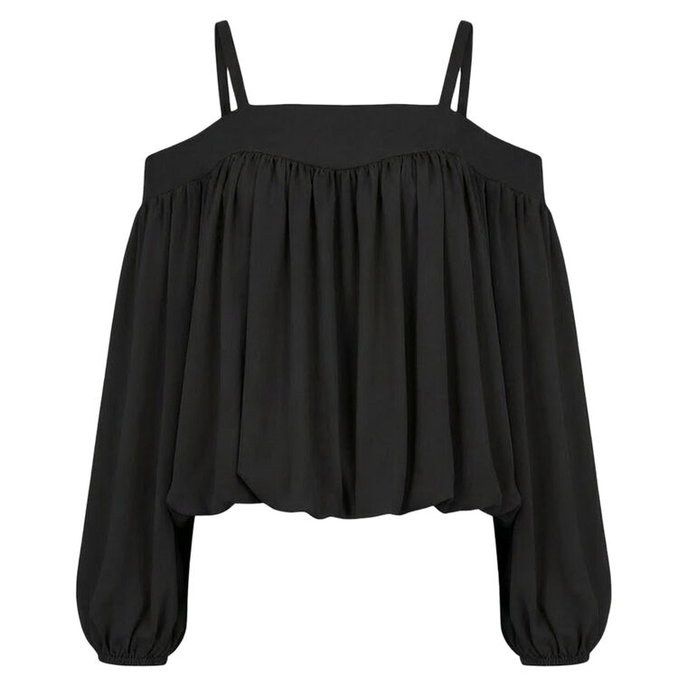 Suna Long Sleeve Off-The-Shoulder Top image number null