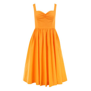 Mirabello Sweetheart Neck Midi Dress