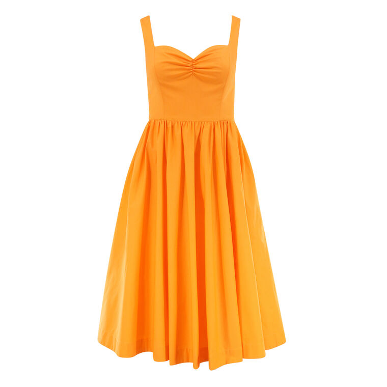 Mirabello Sweetheart Neck Midi Dress image number null