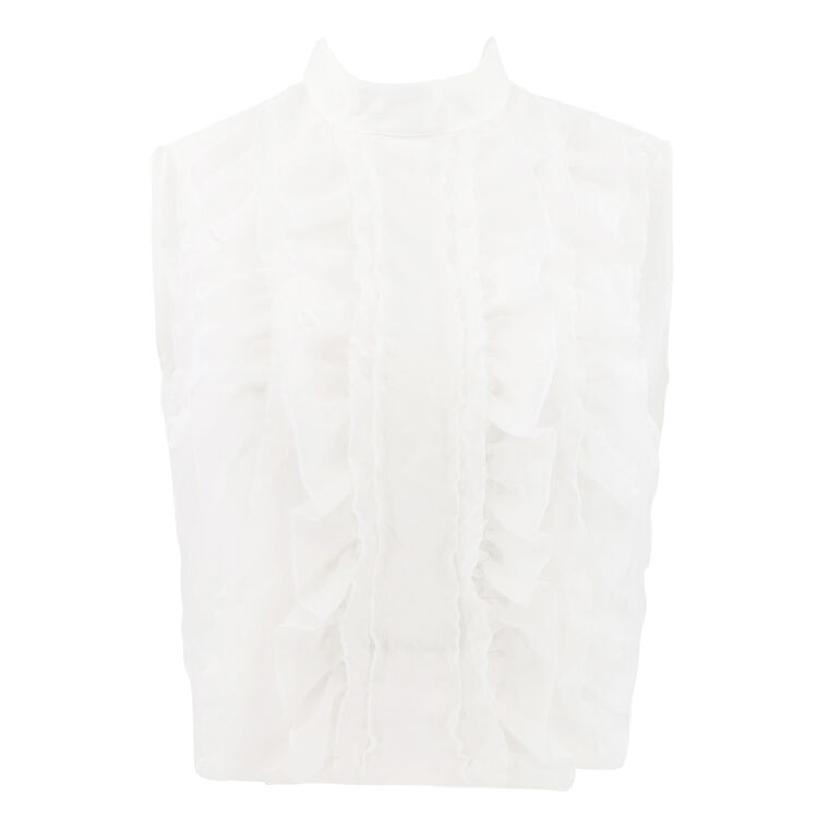 Isabella Ruffle-Front Shirt image number null