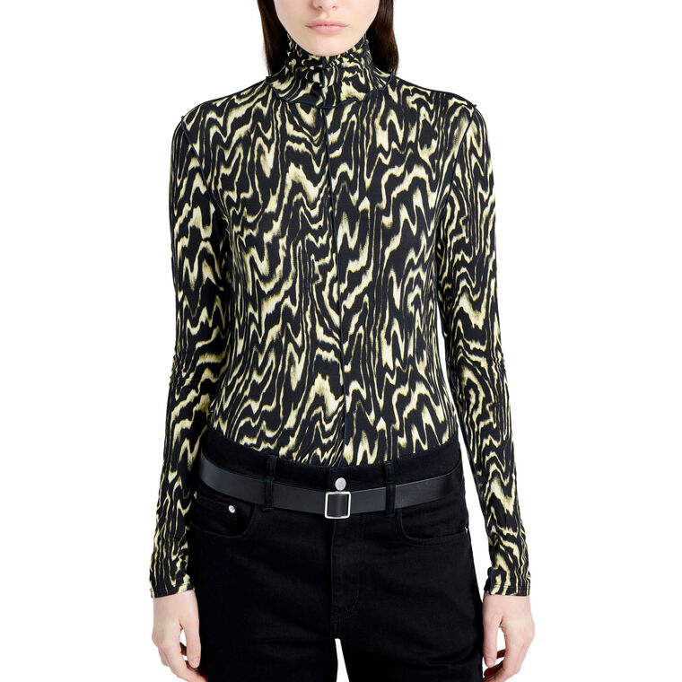 Audrey Top In Printed Jersey image number null