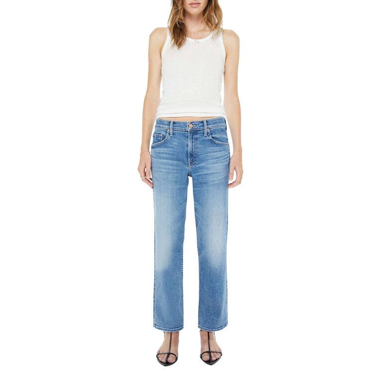 The Newbie Ankle Mid-Rise Straight-Leg Jean image number null