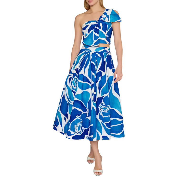 Juliet Dream Rose Midi Skirt image number null