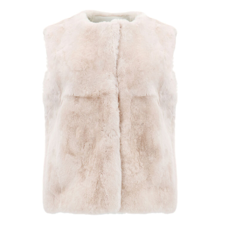 Rabbit Fur Vest image number null