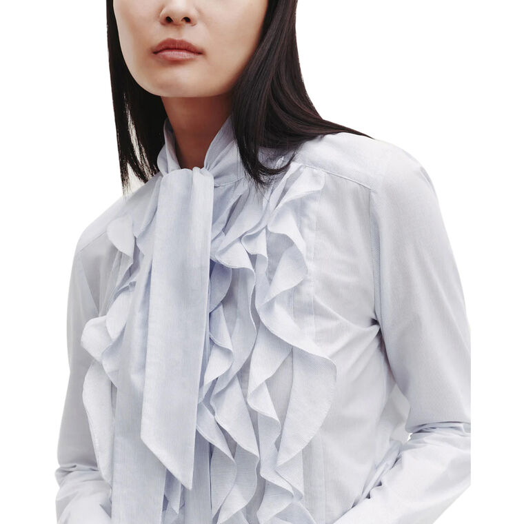Patti Long Sleeve Blouse With Tie image number null