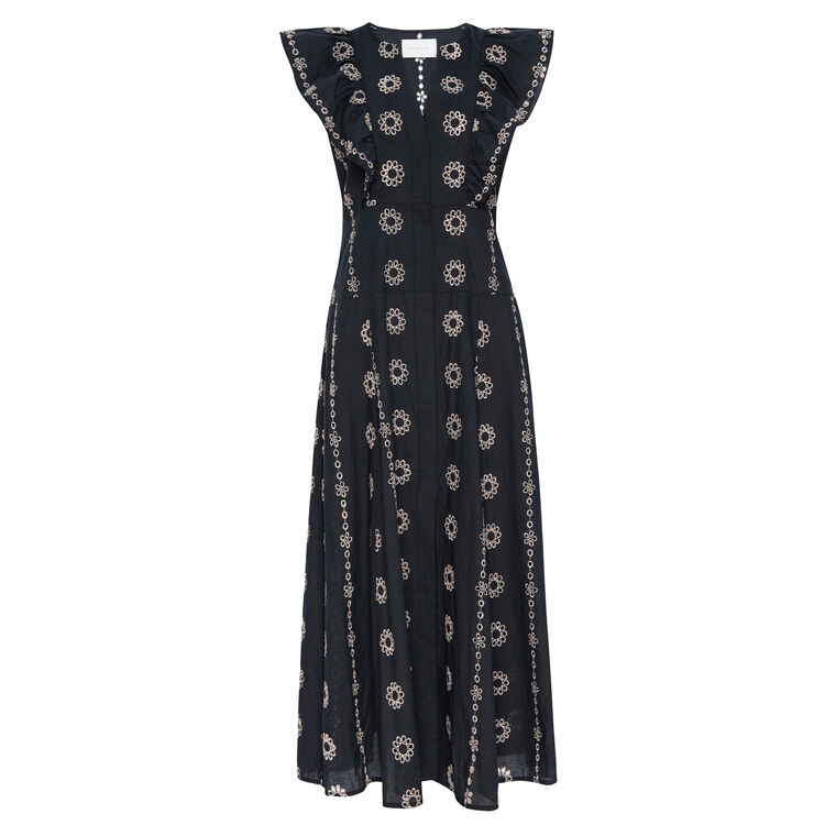 The Aurora Eyelet Dress image number null